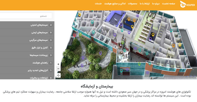 هوپیران مشاور و مجری سیستم های جریان ضعیف در بیمارستان و آزمایشگاه ها
