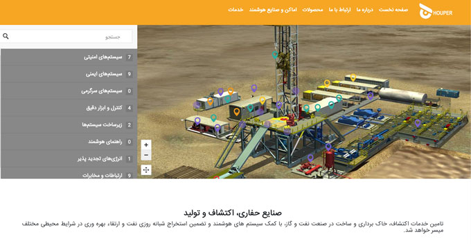 پیمانکار و طراح و مشاور سیستم های جریان ضعیف پالایشگاه و پتروشیمی